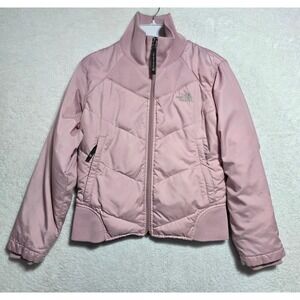 The North Face Girls Vintage Y2K Pink 600 Fill Down Puffer Jacket Size M Medium